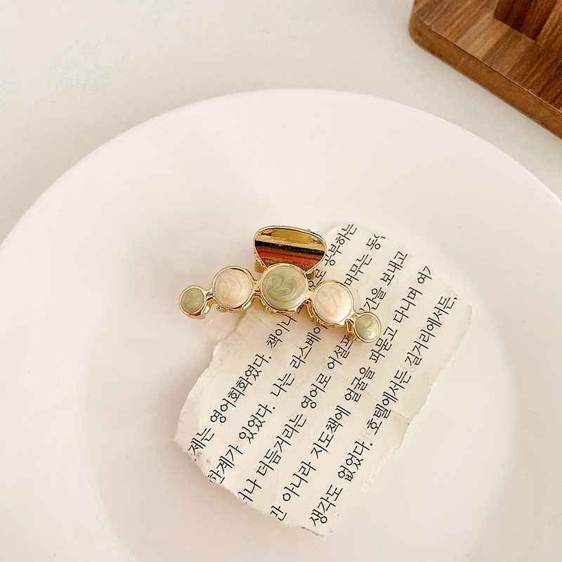 Kẹp Tóc Kiểu Dáng Vương Miện Đơn Giản Phong Cách Hàn Quốc Cho Nữ