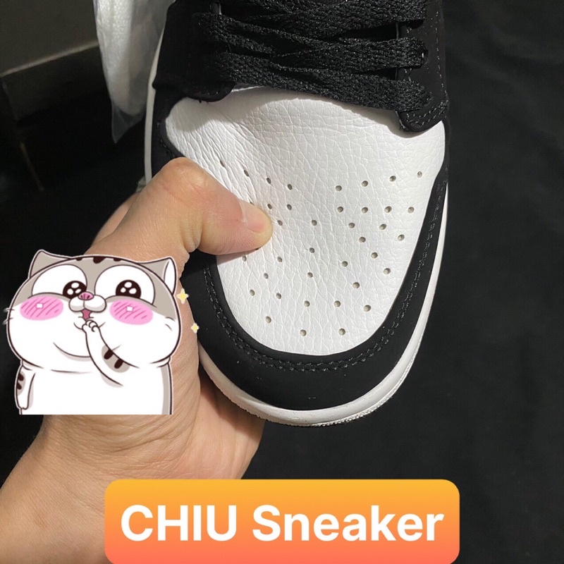 [ CHIU Sneaker ] Giày thể thao Jordan cổ thấp trắng đen phiên bản cao cấp giày Sneaker jd1 low panda black white