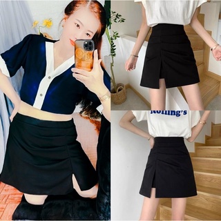 Chân váy xẻ tà có quần trong Big size