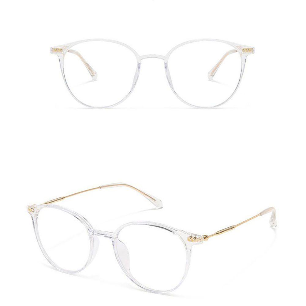 Kính Đọc Sách Gọng Tròn Bằng Kim Loại Trong Suốt Thời Trang Cho Nam