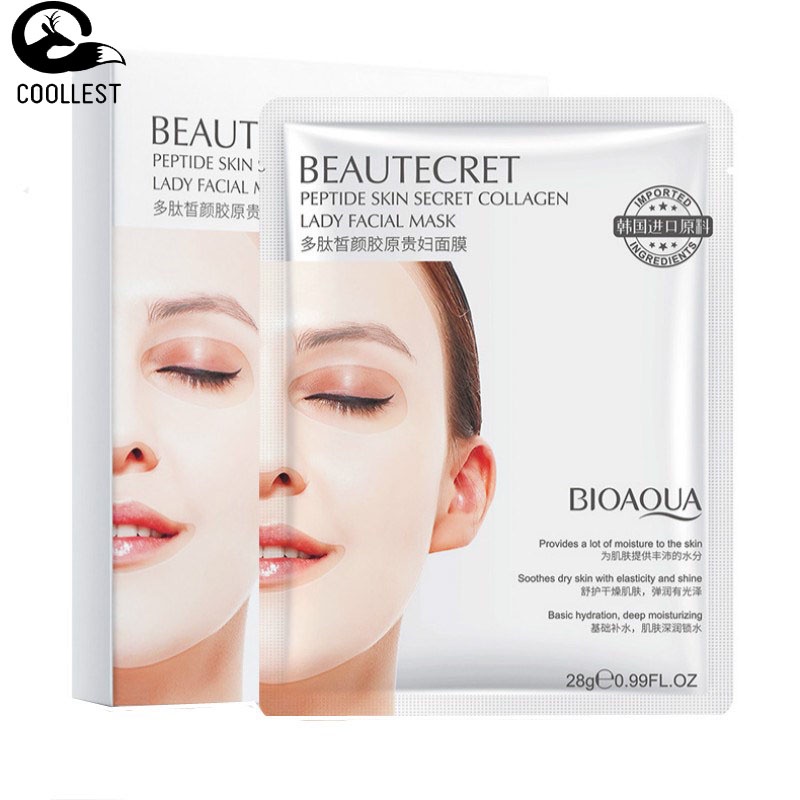 Mặt nạ thủy tinh 🥝FREESHIP🥝 trong suốt  collagen Bioaqua dạng thạch dưỡng da căng bóng, trẻ hoá làm da | BigBuy360 - bigbuy360.vn