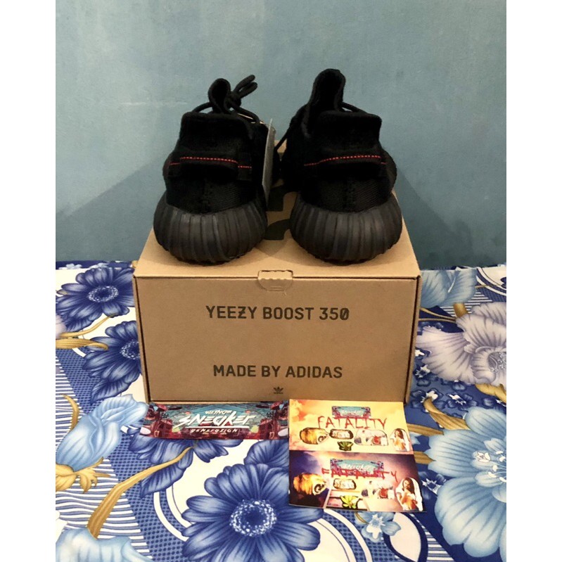 'Giày Cổ Thấp' adidas Yeezy Boost 350 V2 'Black Red'