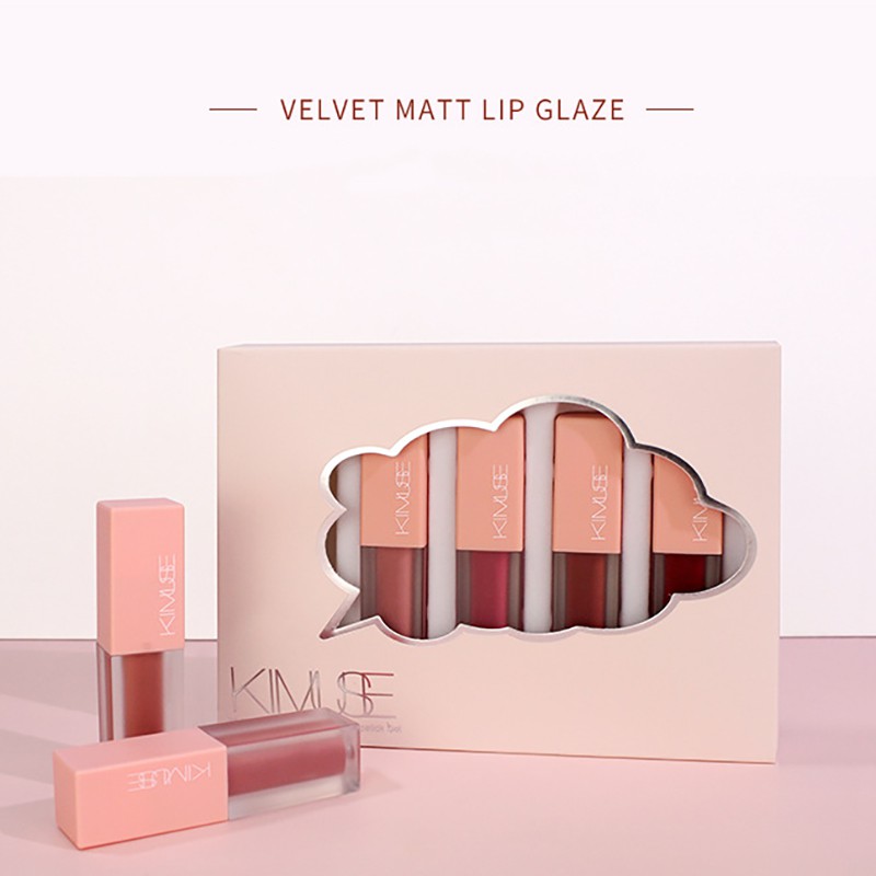 VEET (Hàng Mới Về) Set 5 Thỏi Son Kem Kimuse Tông Lì Chống Nước Lâu Trôi | BigBuy360 - bigbuy360.vn