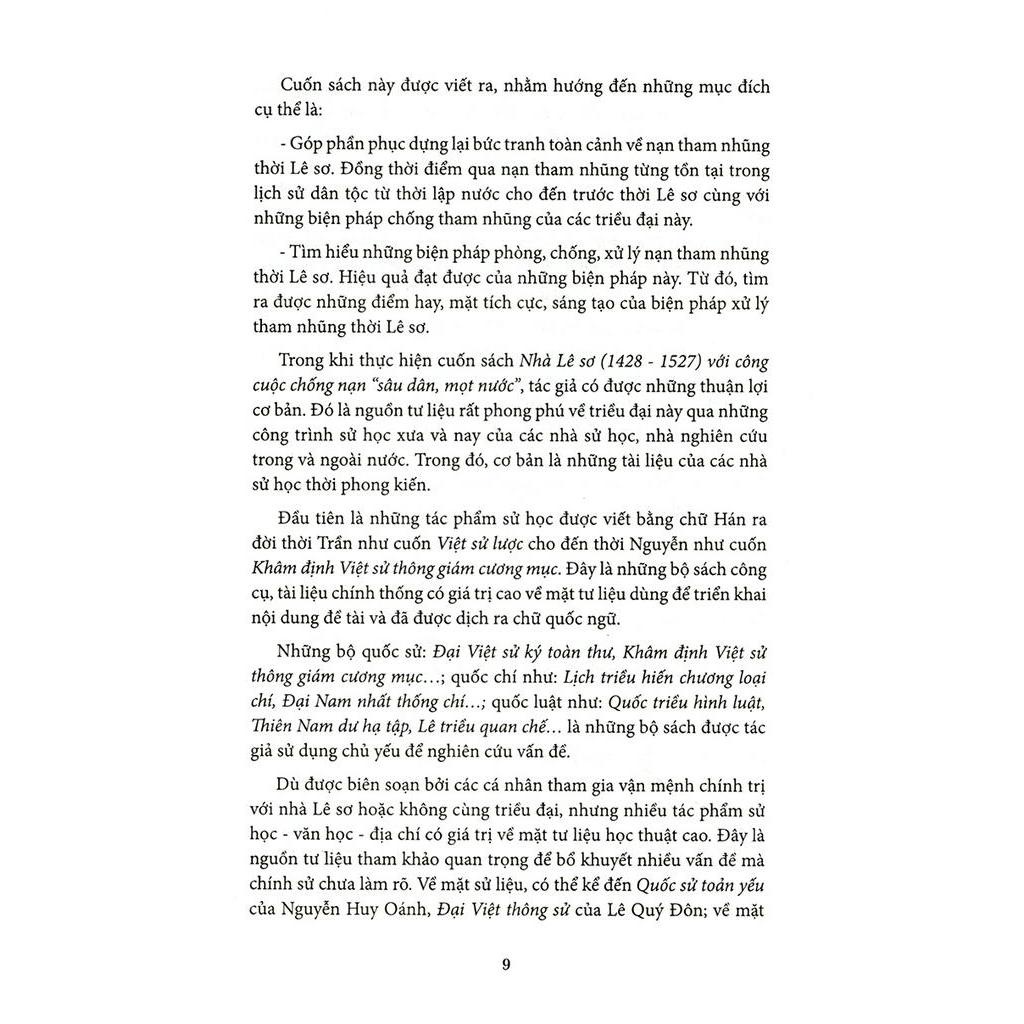 Sách Nhà Lê Sơ (1428 - 1527) Với Công Cuộc Chống Nạn Sâu Dân, Mọt Nước