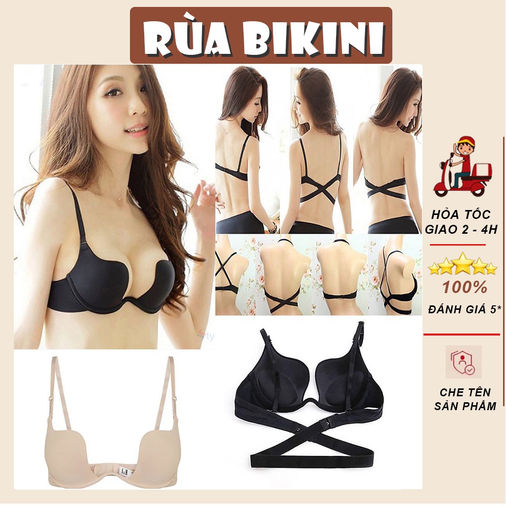 Áo Lót Su Đúc Nữ Nâng Ngực MULTIWAY Có Gọng Mặc 7 Kiểu Tạo Khe Siêu Quyến Rũ Màu Đen Da Đỏ Trắng 8867