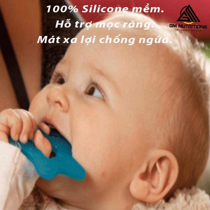 [Chính hãng] Gặm nướu Dentistar Silicone mềm hỗ trợ khi mọc răng, Made in Germany.