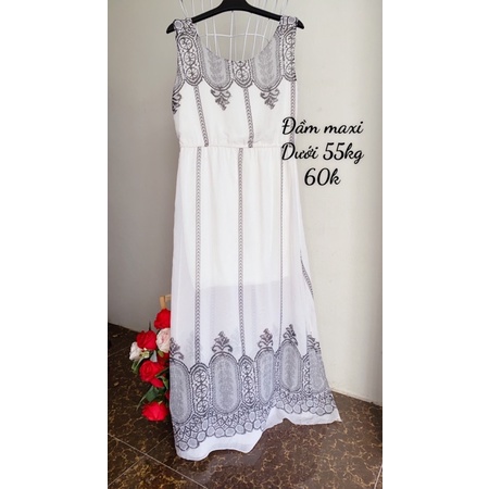 Đầm 2 dây, maxi kiểu