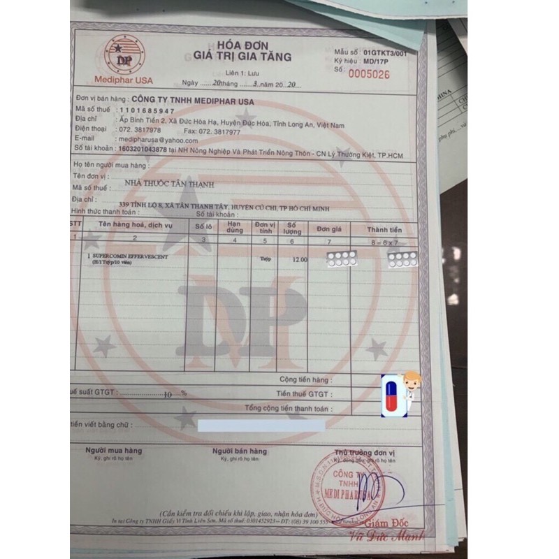 Sủi C Super comin _Bổ sung vitam và khoáng chất, tăng sức đề kháng, nâng cao sức khoẻ