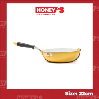 Chảo chống dính sâu lòng ceramic Honey's size 22 - HO-AD1C221,an toàn sức khỏe, bền, không bong tróc