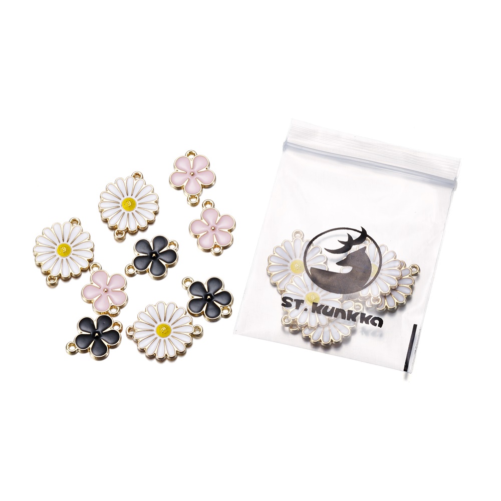 Bộ 5 Mặt Dây Chuyền Hợp Kim Hình Bông Hoa