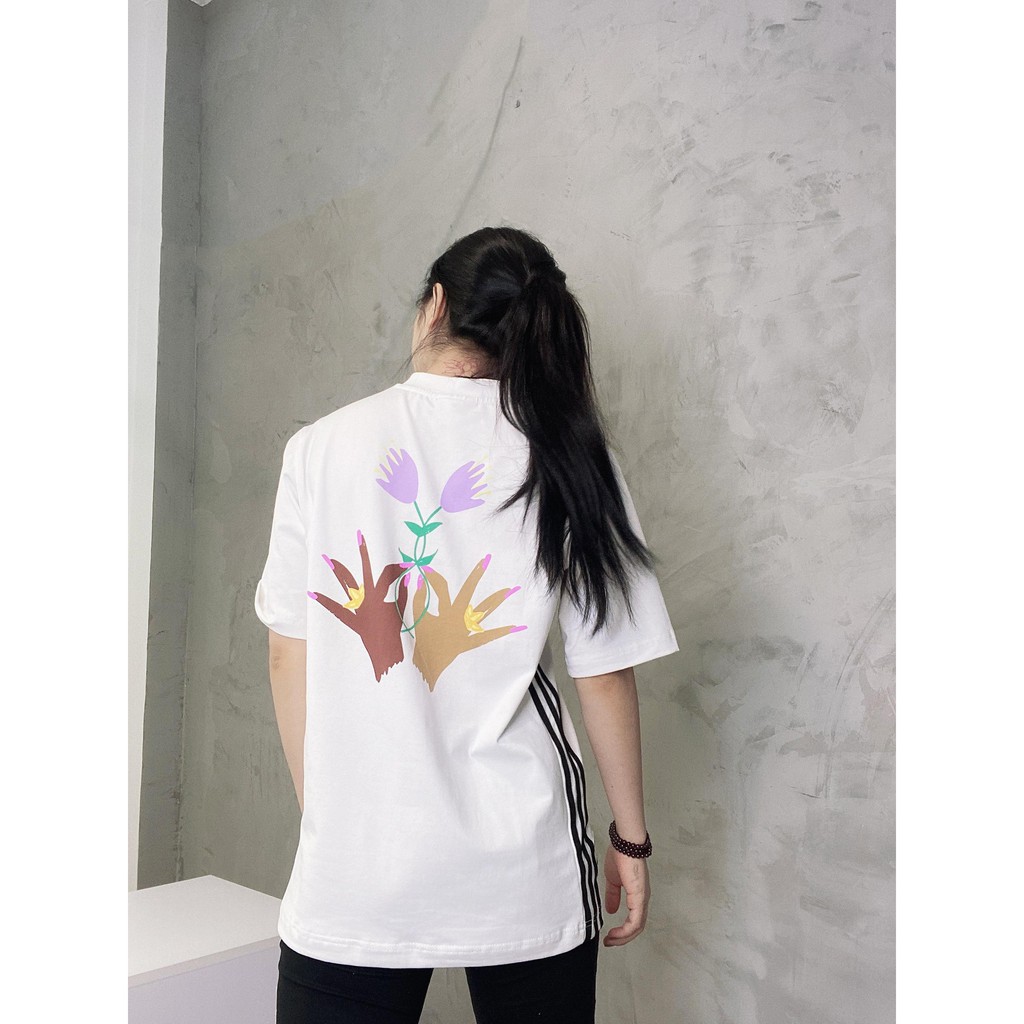 (HÀNG XUẤT XỊN) Áo das trắng họa tiết FLORAL OVERSIZE