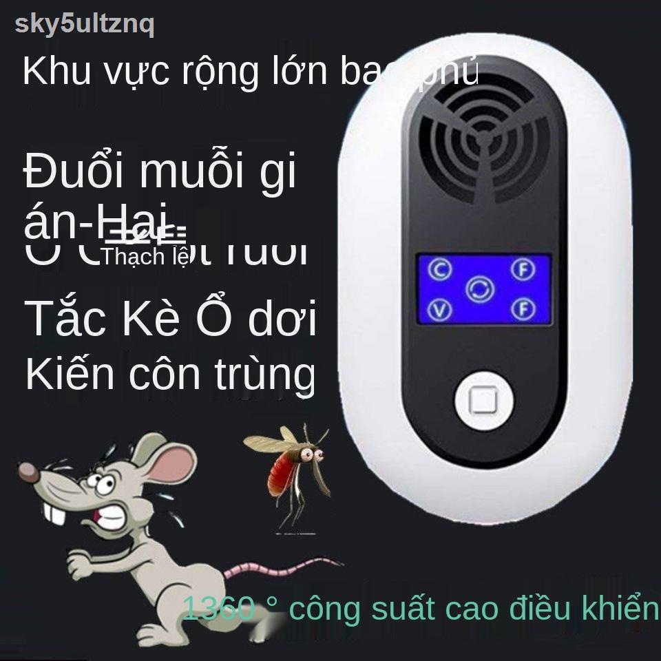 Máy đuổi muỗi trong nhà tạo tác côn trùng đa năng điện tử thông minh công nghệ đen siêu âm