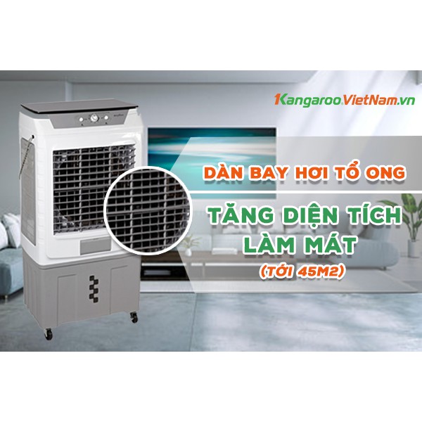 Quạt điều hòa hơi nước Kangaroo KGW09  🔥 FREE SHIP TẬN NHÀ 🔥 Công suất 180W - Diện tích làm mát siêu rộng 40 - 50m2