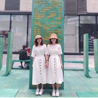 Váy Maxi trắng