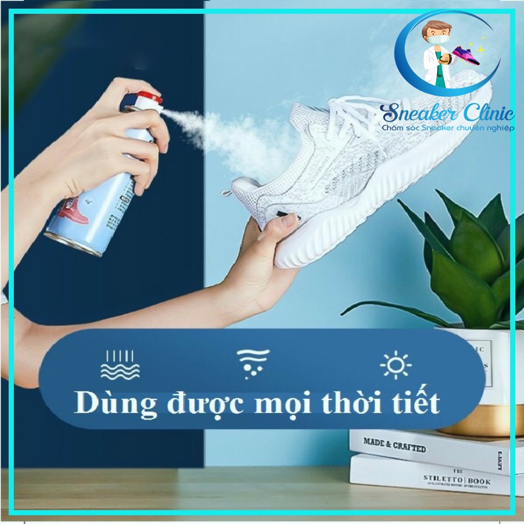 Xịt Khử Mùi Giày, Mồ Hôi Chân, Mùi Tất, Tủ Giày Siêu Tốc Hương Dịu Nhẹ