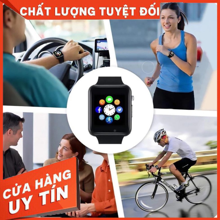 HÀNG CAO CẤP -  [Bảo Hành 1 Năm]Đồng hồ thông minh nam nữ- Lắp sim thẻ nhớ, nghe gọi, nhắn tin, chụp ảnh, nghe nhạc  - H