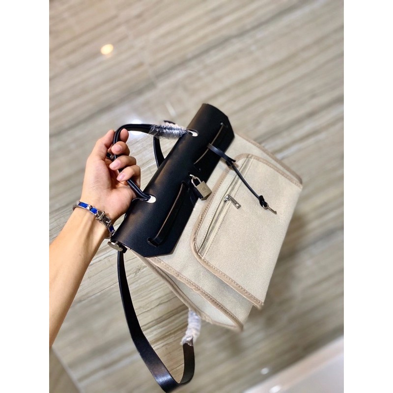 Túi HM kelly vải - Size 28 Cm