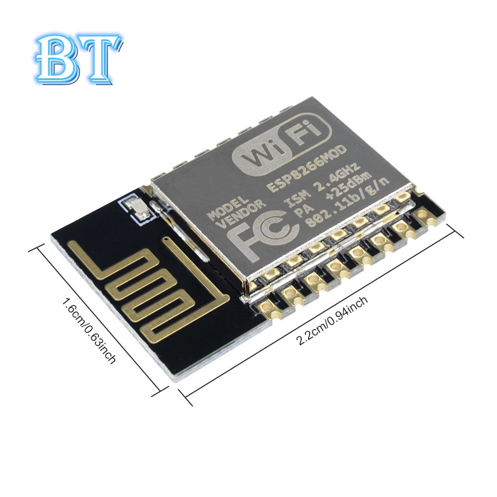 【READY STOCK】Mô Đun Truyền Tín Hiệu Wifi Không Dây Esp8266 Esp-12 Esp12 Esp-12E 3.3v Io Spi