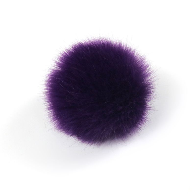 Bộ 2 Dây Pompom 8cm 14 Màu Cầu Vồng Co Giãn