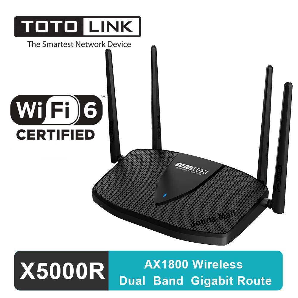 Bộ phát wifi 6 Totolink X5000R Chuẩn AX1800
