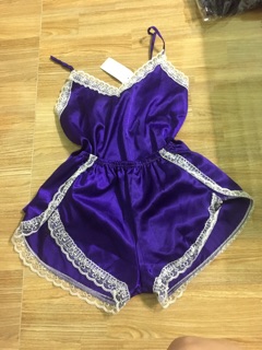 Đồ ngủ phi lụa 2 dây sexy