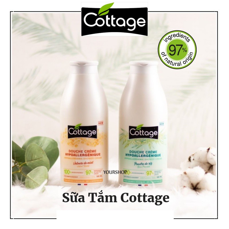 Sữa Tắm Cottage 750ml - Chính Hãng Pháp