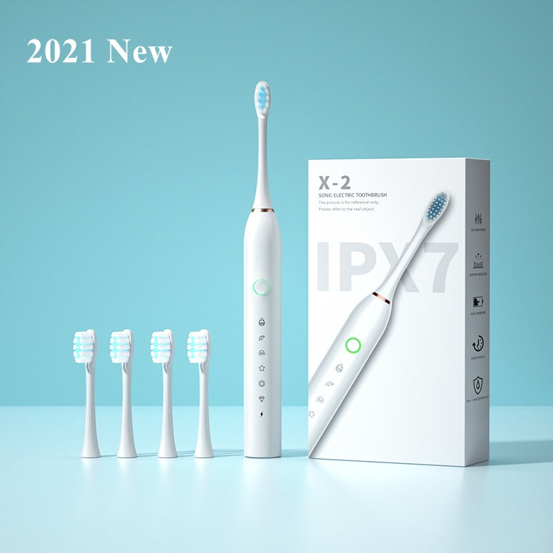 [Hàng mới về] Bàn chải đánh răng điện Sonic X2 pro tự động với lông bàn chải siêu mềm mại