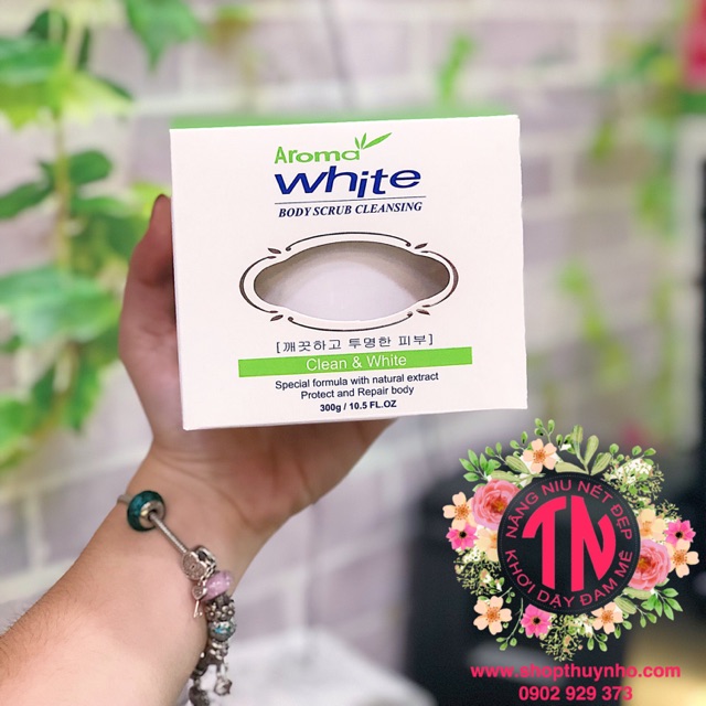 Sữa Tắm Cát Trắng AROMA White Scrub Foam Cleansing