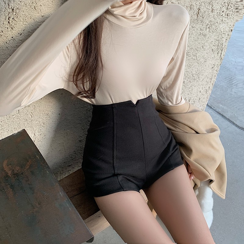 Cocory vn Quần Đùi Lưng Cao Ôm Dáng Thời Trang Quyến Rũ Cho Nữ | BigBuy360 - bigbuy360.vn