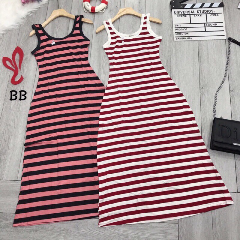 Đầm thun suông maxi kèm hình thật | BigBuy360 - bigbuy360.vn