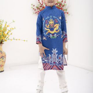áo dài thời trang 💖 FREESHIP 💖 áo dài bé trai cao cấp đẹp mềm mại hàng thiết kế
