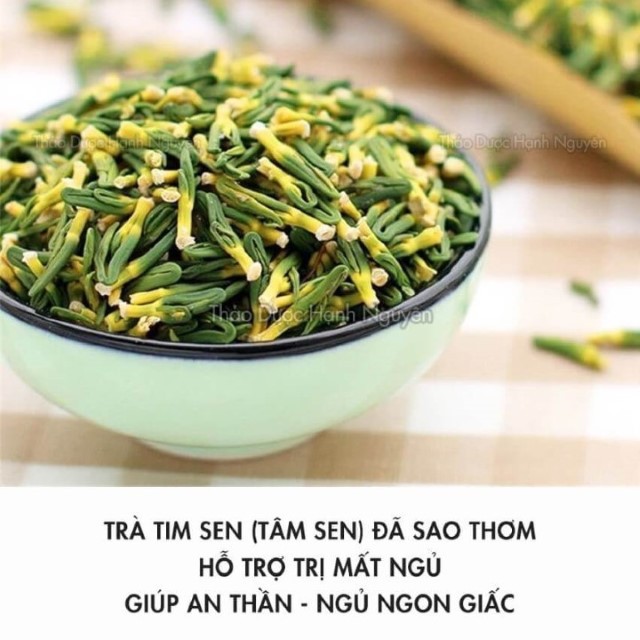 100g Tâm Sen (Đã Sao thơm) - Giúp An Thần, Ngủ Ngon, Giảm Căng Thẳng, Stress