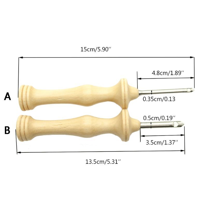 SUP Knitting Embroidery Punch Threader Needle Pen Side Slit Sewing Accessories DIY