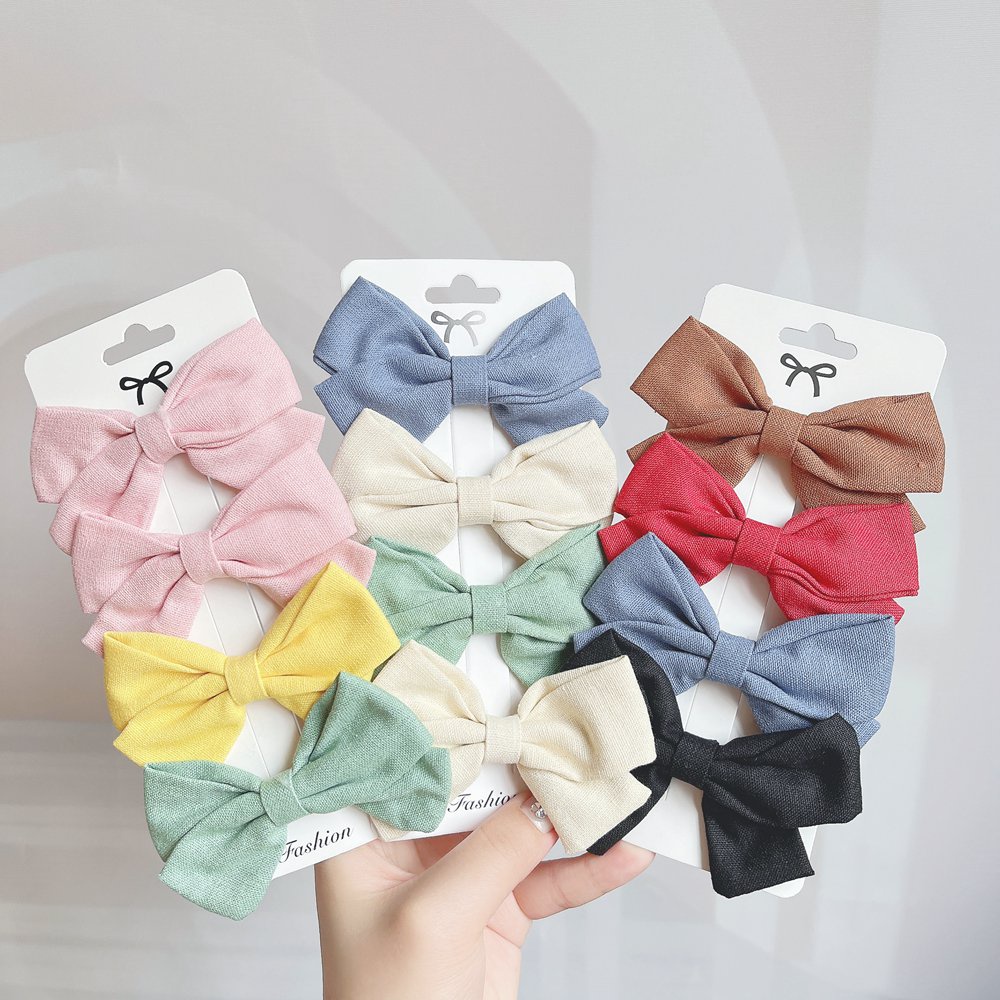 Set 4 kẹp tóc KIDSBOWS hình nơ dễ thương cho bé gái