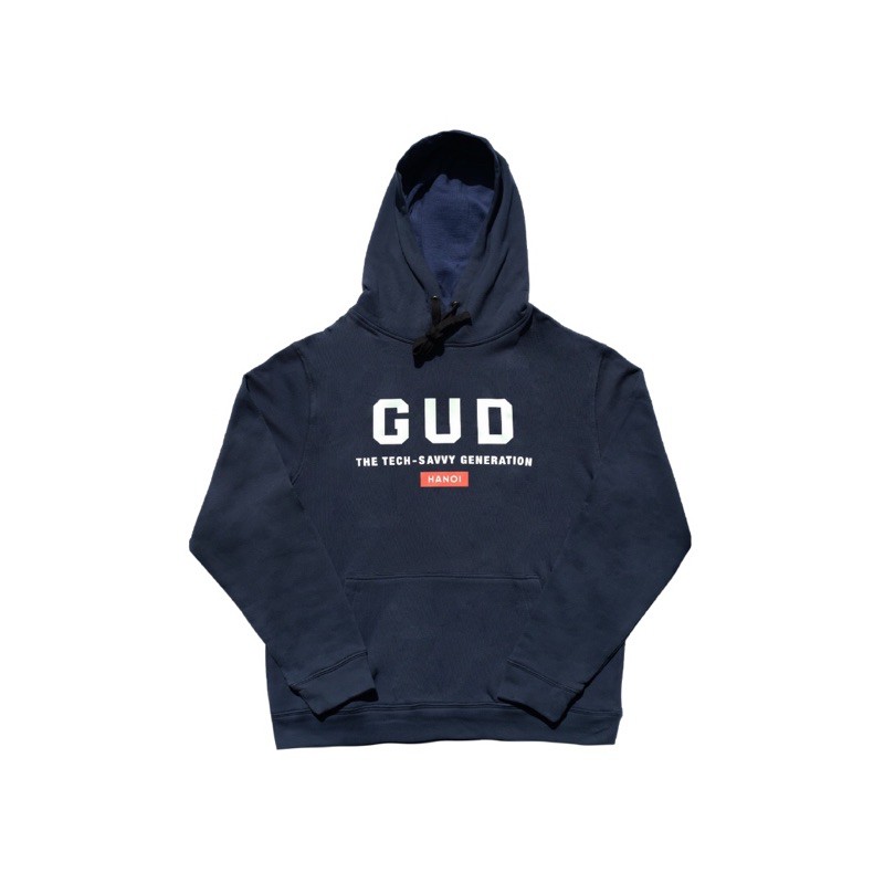 Áo nỉ có mũ "Hoodie TECH - SAVVY" (2 màu: trắng/ xanh navy)