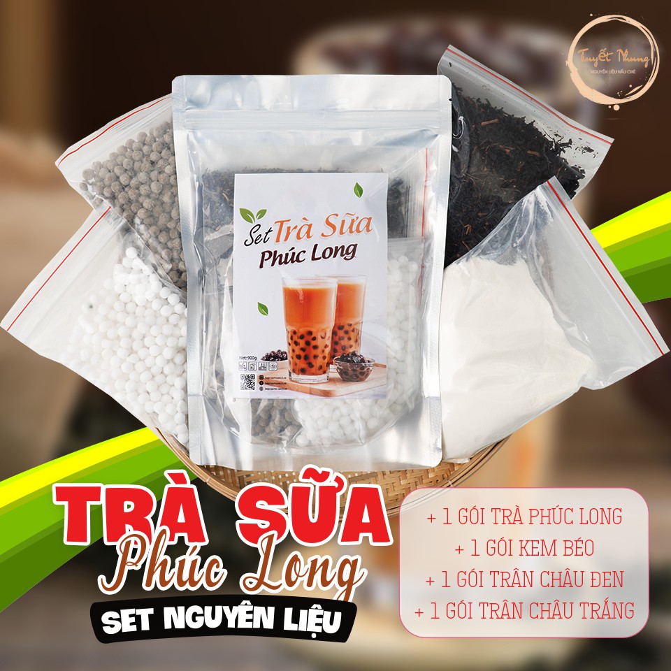 Set Trà Sữa Phúc Long, Thái Xanh, Thái Đỏ ( 20 Ly) Tặng Kèm Công Thức - TUYẾT NHUNG