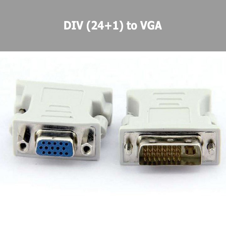 Đầu chuyển tín hiệu từ DVI 24+1 sang VGA -dc1213