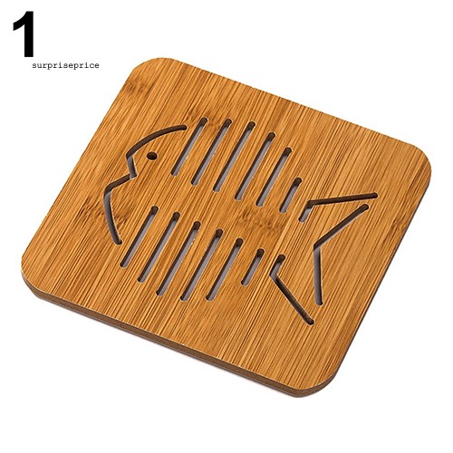 Đế Lót Ly Bằng Gỗ Hình Hoạt Hình Đáng Yêu