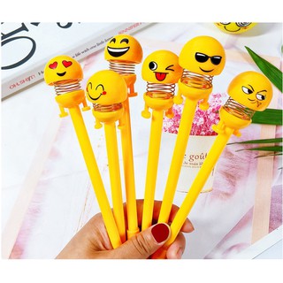 Bettermart_ Bút gel đen hình ciu lò xo biểu cảm độc đáo