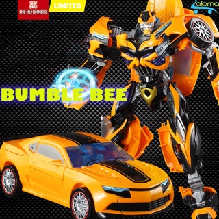 Robot biến hình ô tô tranformer mẫu bumble bee 6699-5d cao 35cm