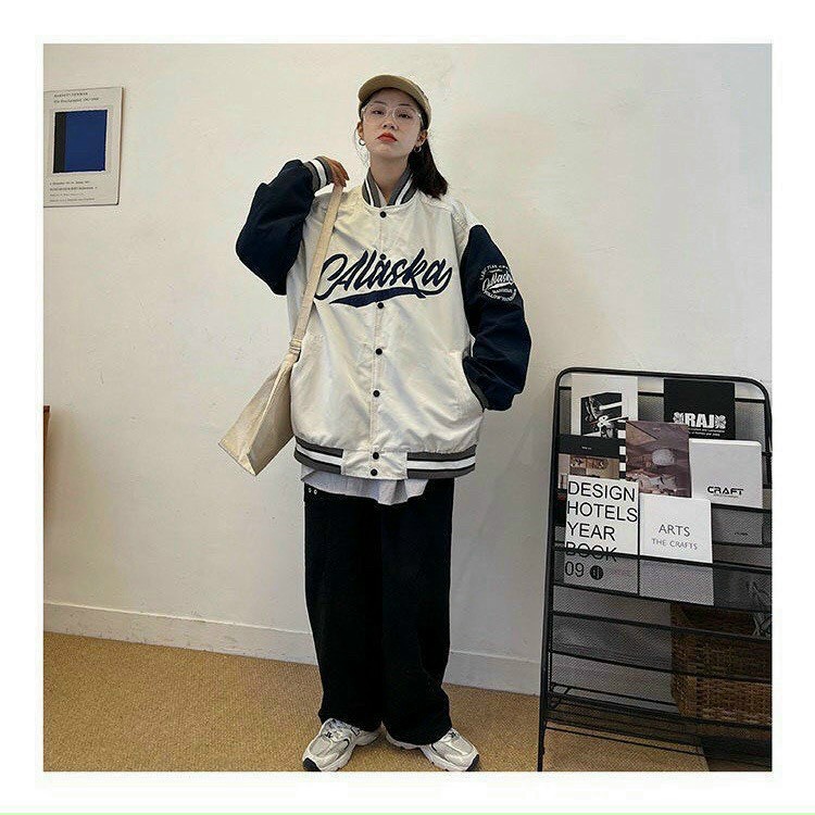 Áo Khoác Nữ Nút Cài Chất Dù Hai Lớp Phối Logo Chữ In Sịn Mịn Mặc Đẹp Che Nắng Tốt [NEW UNISEX]