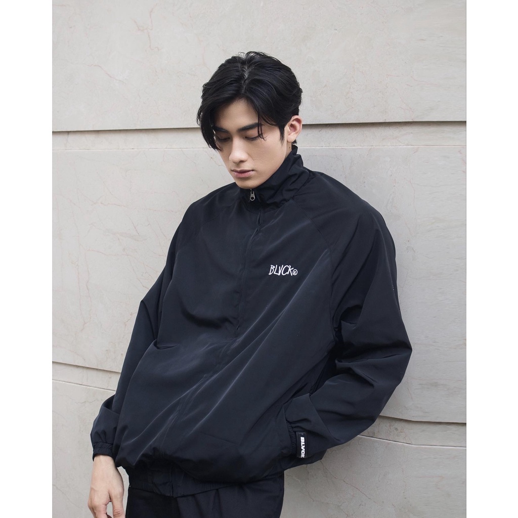 Áo khoác dù thêu Logo BLVCK - Embroidered Jacket