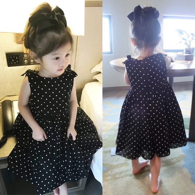 Ảnh thật váy chấm bi