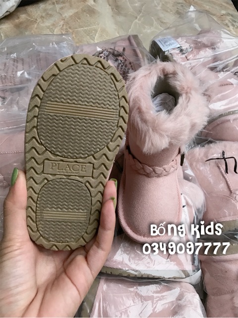 Bốt Bé Gái Quai Đan Hồng Nude George