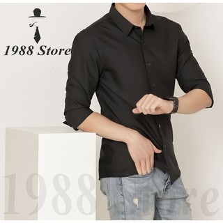 Áo sơ mi nam dài tay SD-08 (Màu đen)