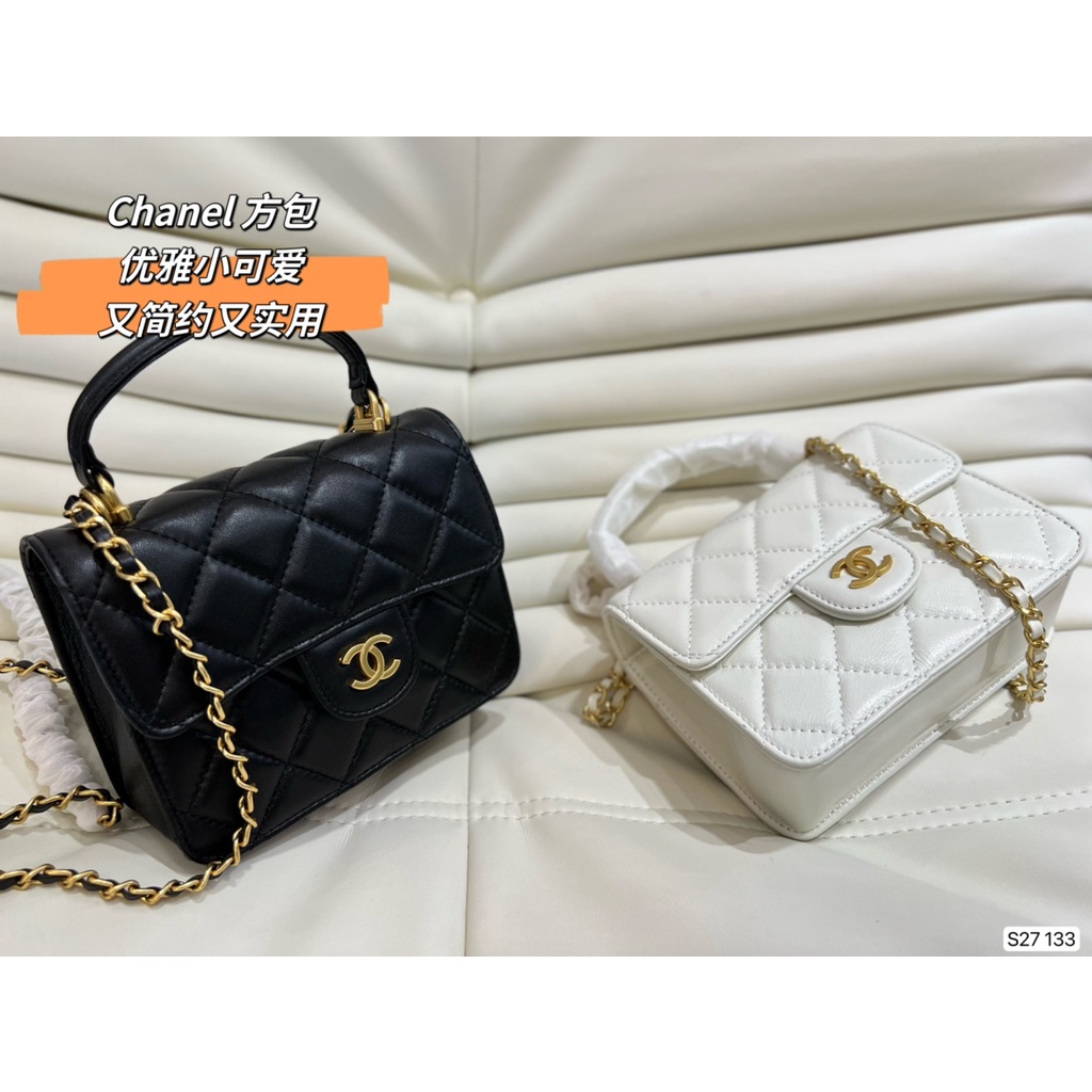 Túi đeo chéo nữ da thật thời trang cao cấp 𝘾𝙝𝙖𝙣𝙚𝙡 𝘾𝙝𝙖𝙣n𝙚𝙡 CN phong cách classic, thời thượng