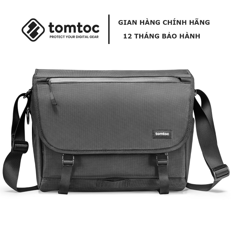 TÚI ĐEO VAI TOMTOC (USA) CROSS BODY MESSENGER MULTI-FUNCTION WATERPROOF FOR ULTRABOOK 13″-13.5″ A47-C01D - HÀNG CHÍNH HÃ