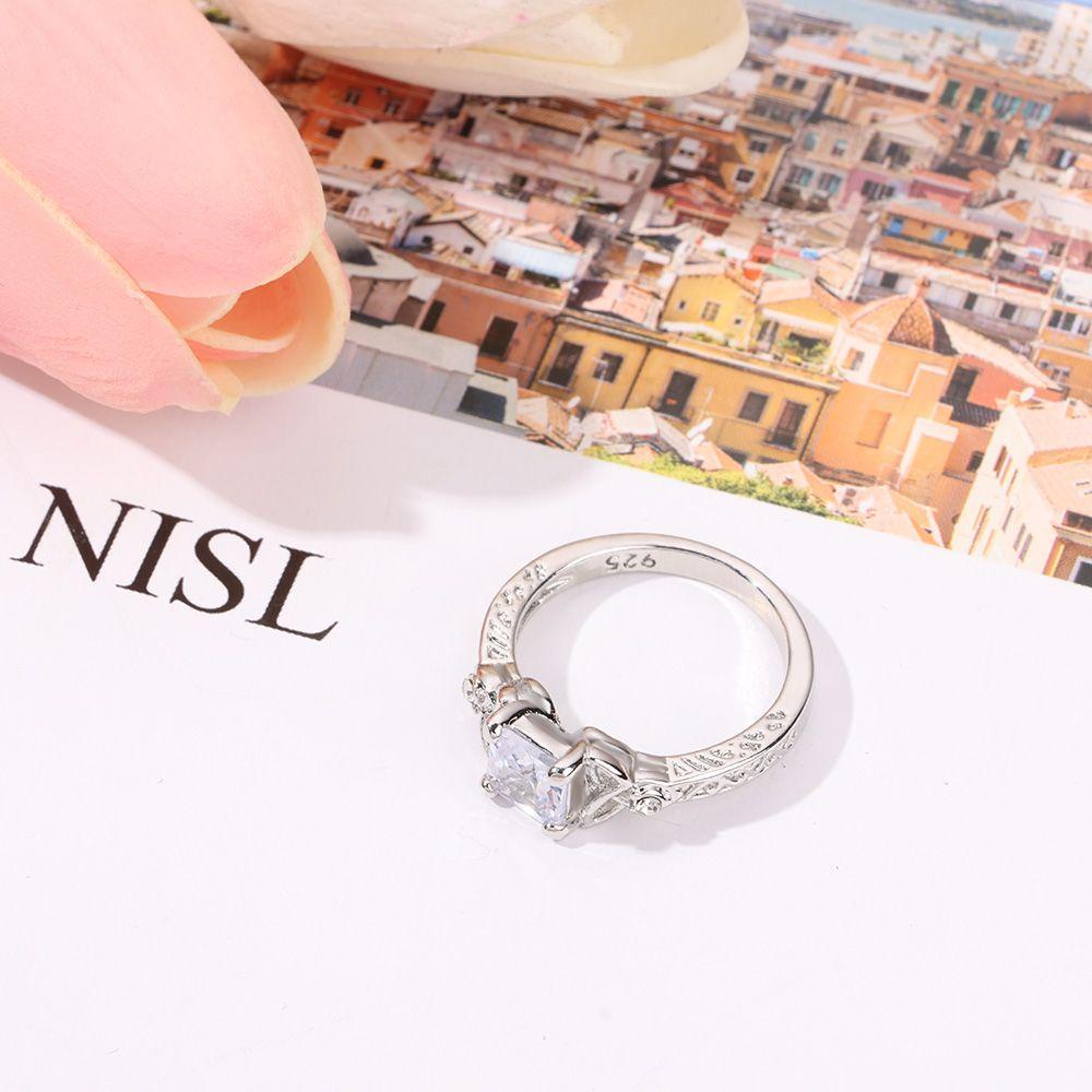 Nhẫn Mạ Bạc 925 Đơn Giản Thời Trang