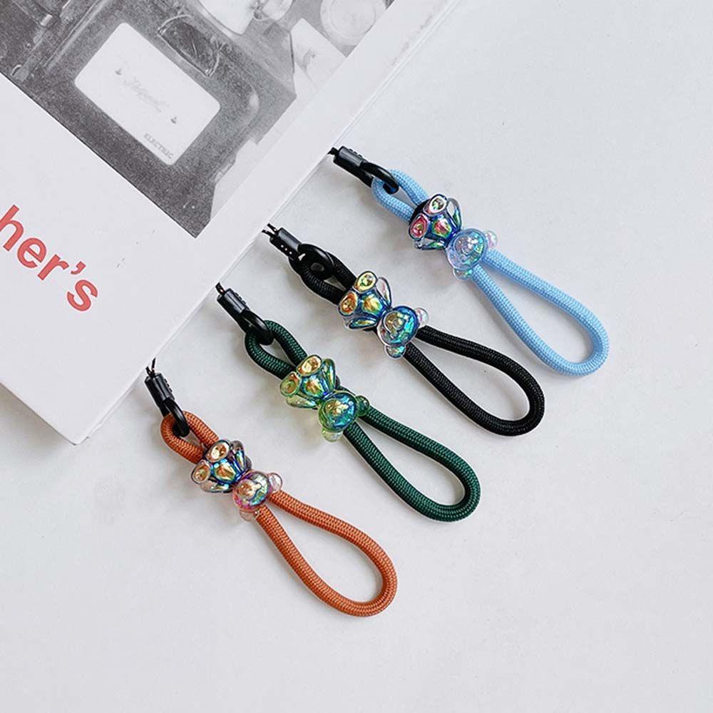 Glees Dây Đeo Cổ Tay Bện Dây Cho Điện Thoại|Dây Đeo Điện Thoại Hình Gấu Dễ Thương