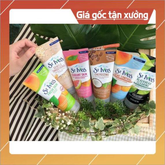 [ HOT] (chuyên sỉ giá rẻ) (sỉ = lẻ) Tẩy da chết St.Ives Blackhead Clearing Green Tea Scrub.